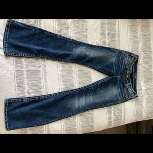 Sliver bootcut jeans